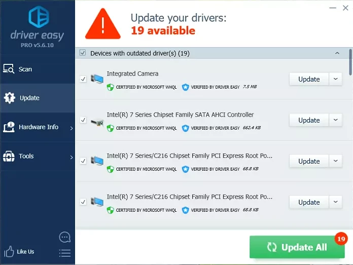 phần mềm update driver