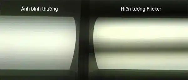Hình ảnh thể hiện thông số kỹ thuật trên camera quan sát - Antiflicker