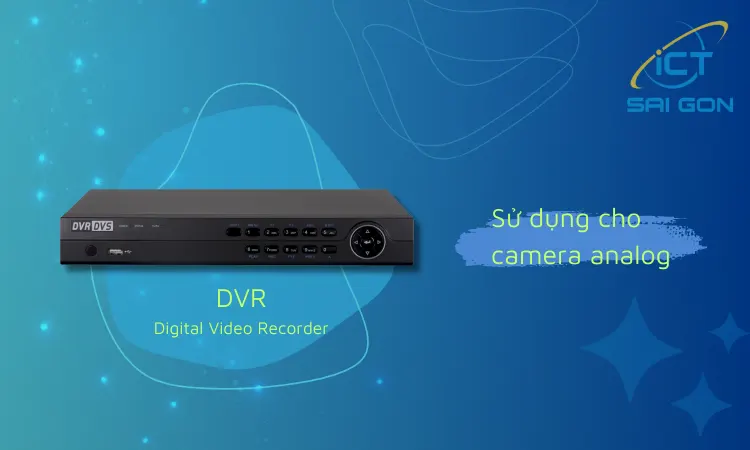 DVR là gì, so sánh với NVR và HVR