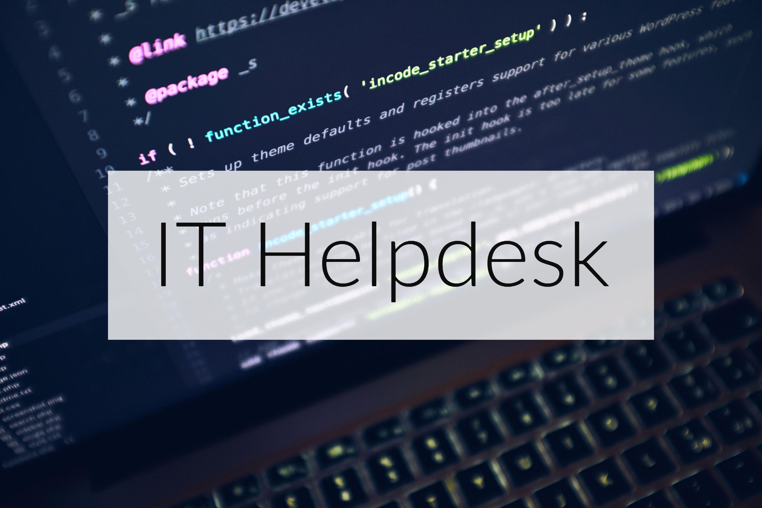 IT Helpdesk là gì?