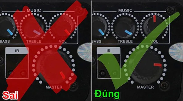 Cách chỉnh các nút trên loa kéo để nghe nhạc chuẩn nhất