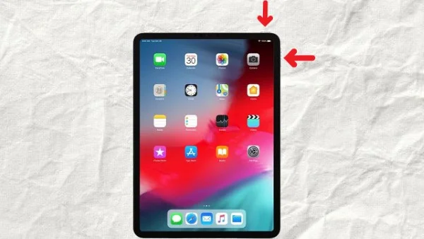 Tắt nguồn iPad sử dụng phím vật lý